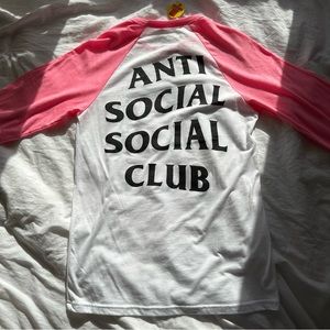 Anti Social Social Club boring game baseball tee size S